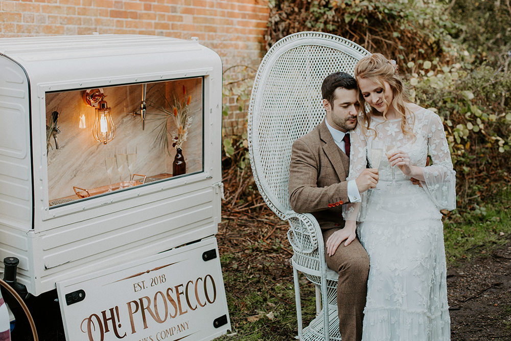 Prosecco Van Drinks Truck Boho Wedding Ideas The Enlight Project