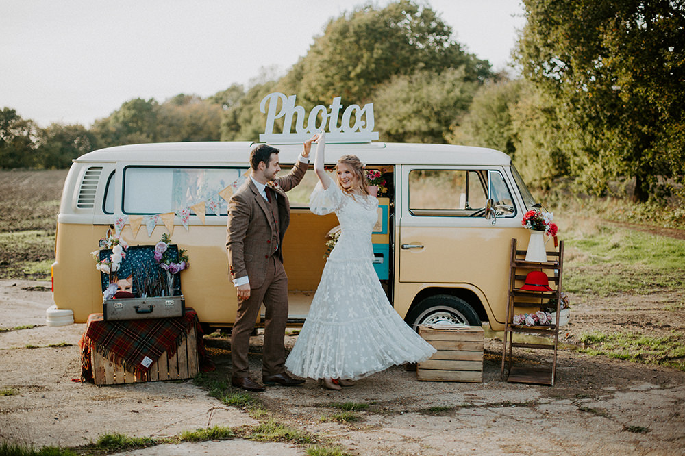 VW Campervan Photobooth Boho Wedding Ideas The Enlight Project