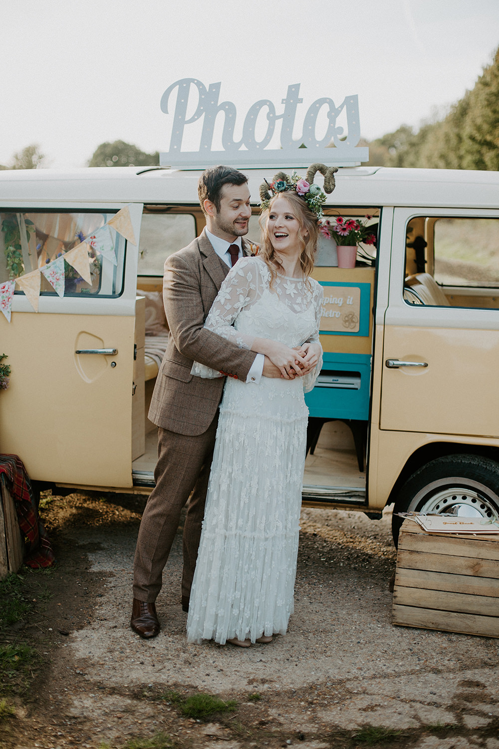 VW Campervan Photobooth Boho Wedding Ideas The Enlight Project
