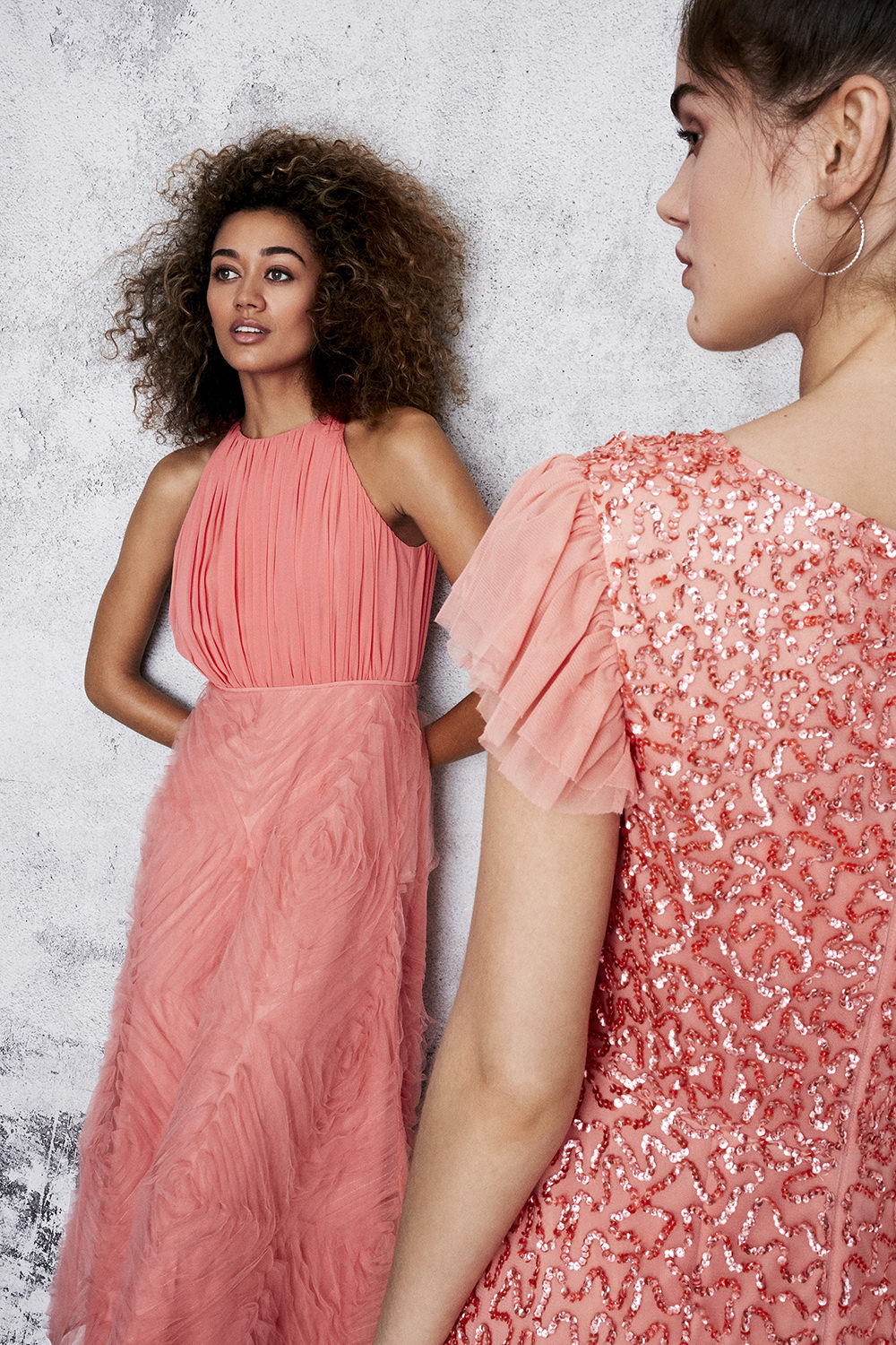 open lace back dress Modest Wide Strap Pink Sheath Bridesmaid Dresses with Side Slit VB1012 –  Viniodress