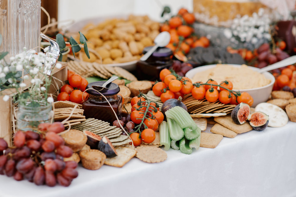Grazing Table Sharing Platter Cotswolds Marquee Wedding Jessy Papasavva Photography