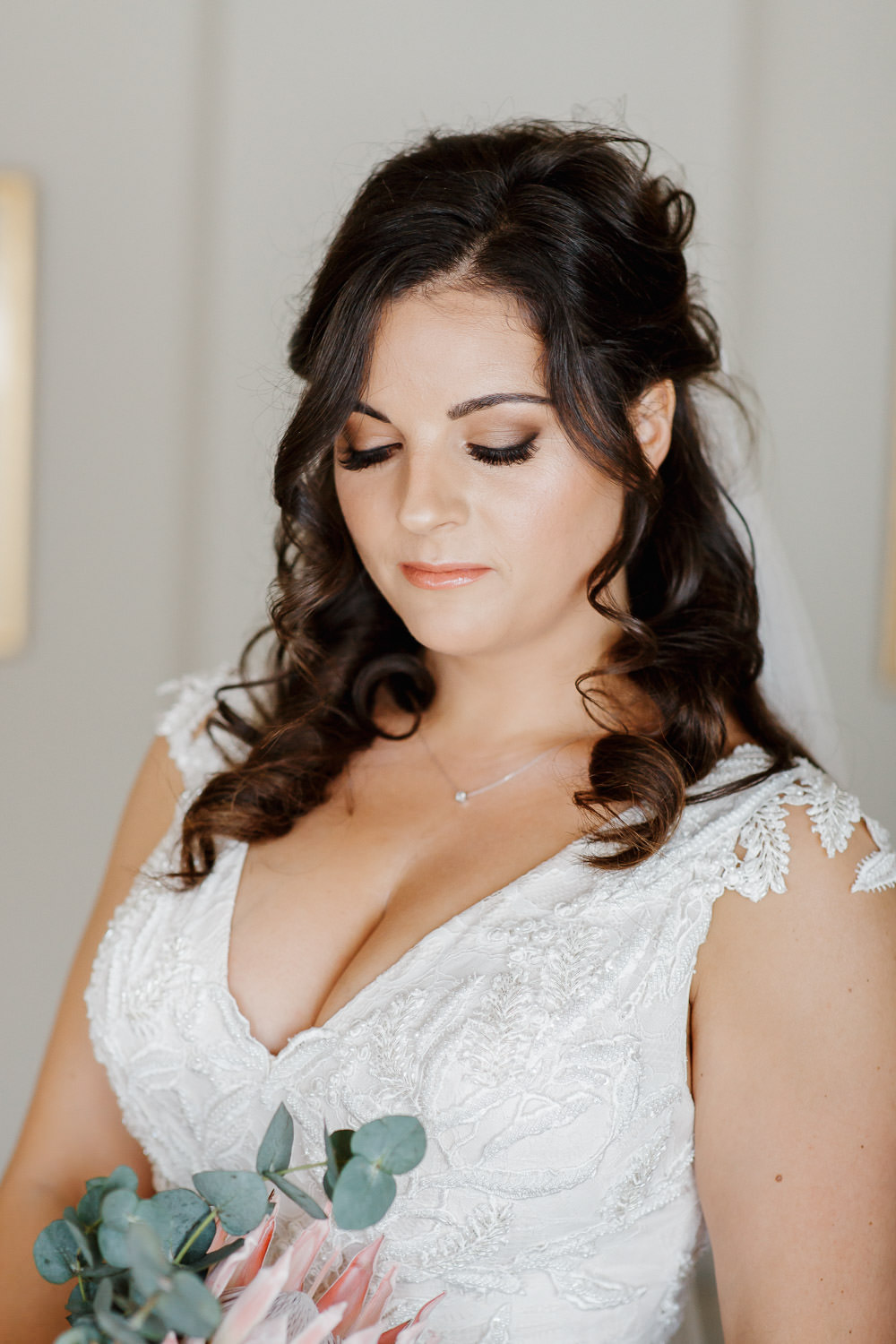 Bride Bridal Make Up Hair Cotswolds Marquee Wedding Jessy Papasavva Photography