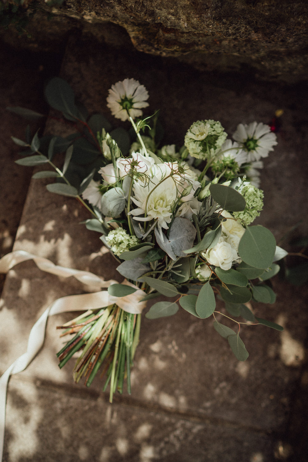 Bouquet Flowers Bride Bridal Eucalyptus Countryside Barn Wedding Emily & Steve Photography