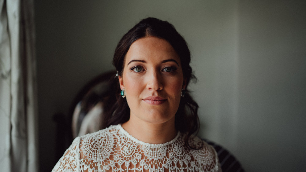 Bride Bridal Make Up Countryside Barn Wedding Emily & Steve Photography