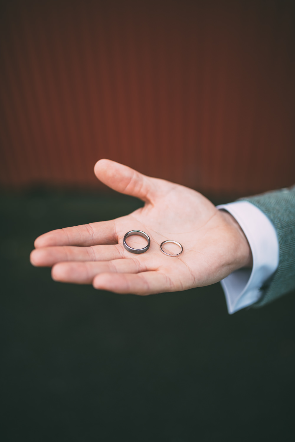 Rings Bands Dalduff Farm Wedding Northern Aye Photography
