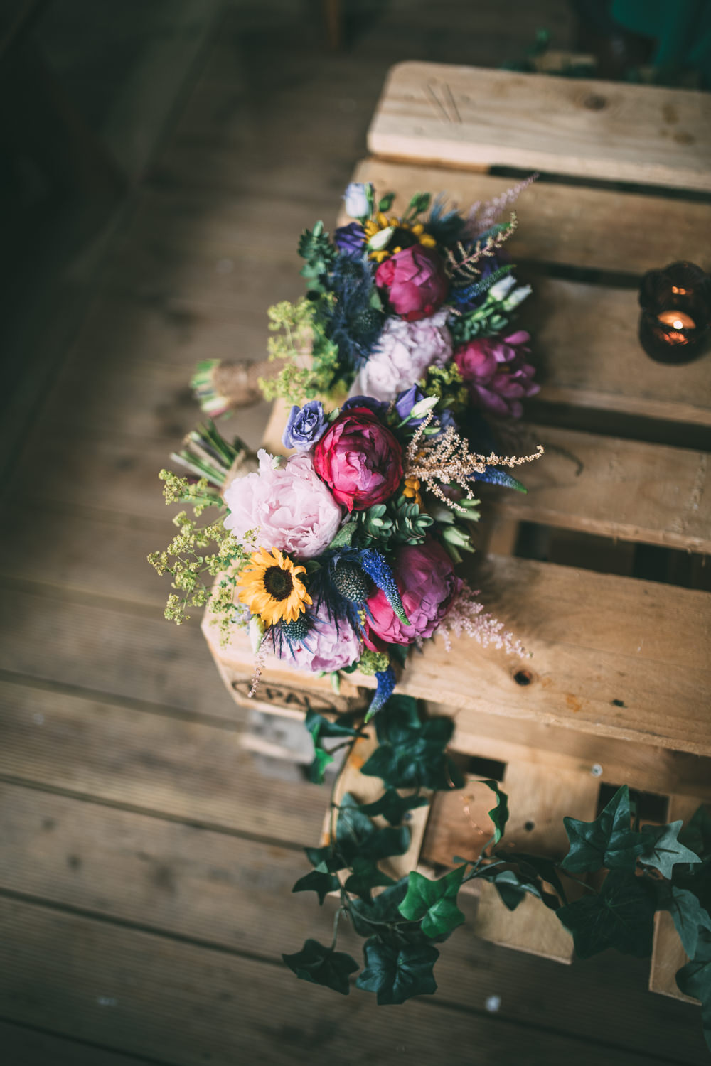 Bouquet Flowers Bride Bridal Astilbe Peony Dalduff Farm Wedding Northern Aye Photography