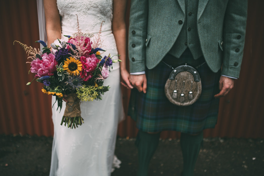 Bouquet Flowers Bride Bridal Astilbe Peony Dalduff Farm Wedding Northern Aye Photography