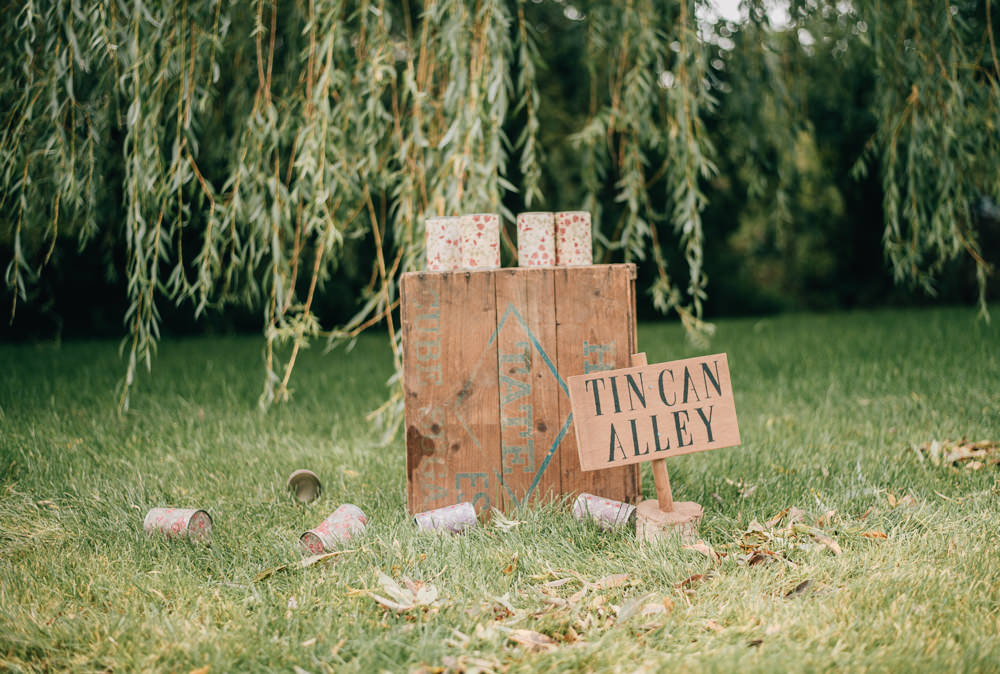Fete Game Tin Can Alley Eco Friendly Wedding Inspiration Sarah Jayne Photography