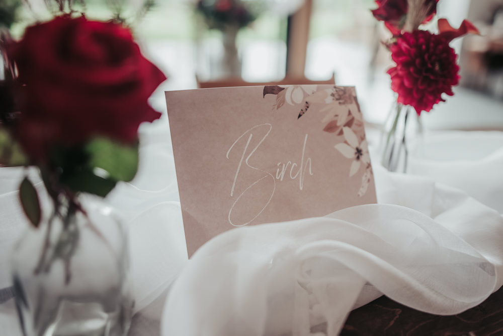 Stationery Table Name Pink Floral Eco Friendly Wedding Inspiration Sarah Jayne Photography
