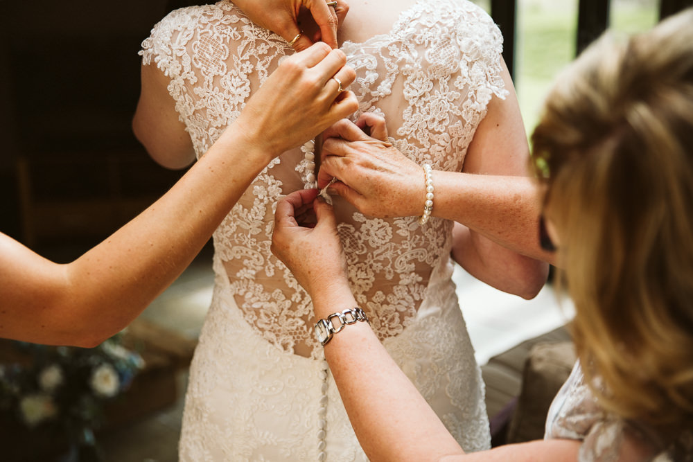 Dress Gown Bride Bridal Lace Back Maggie Sottero Eden Barn Wedding Margarita Hope Photography