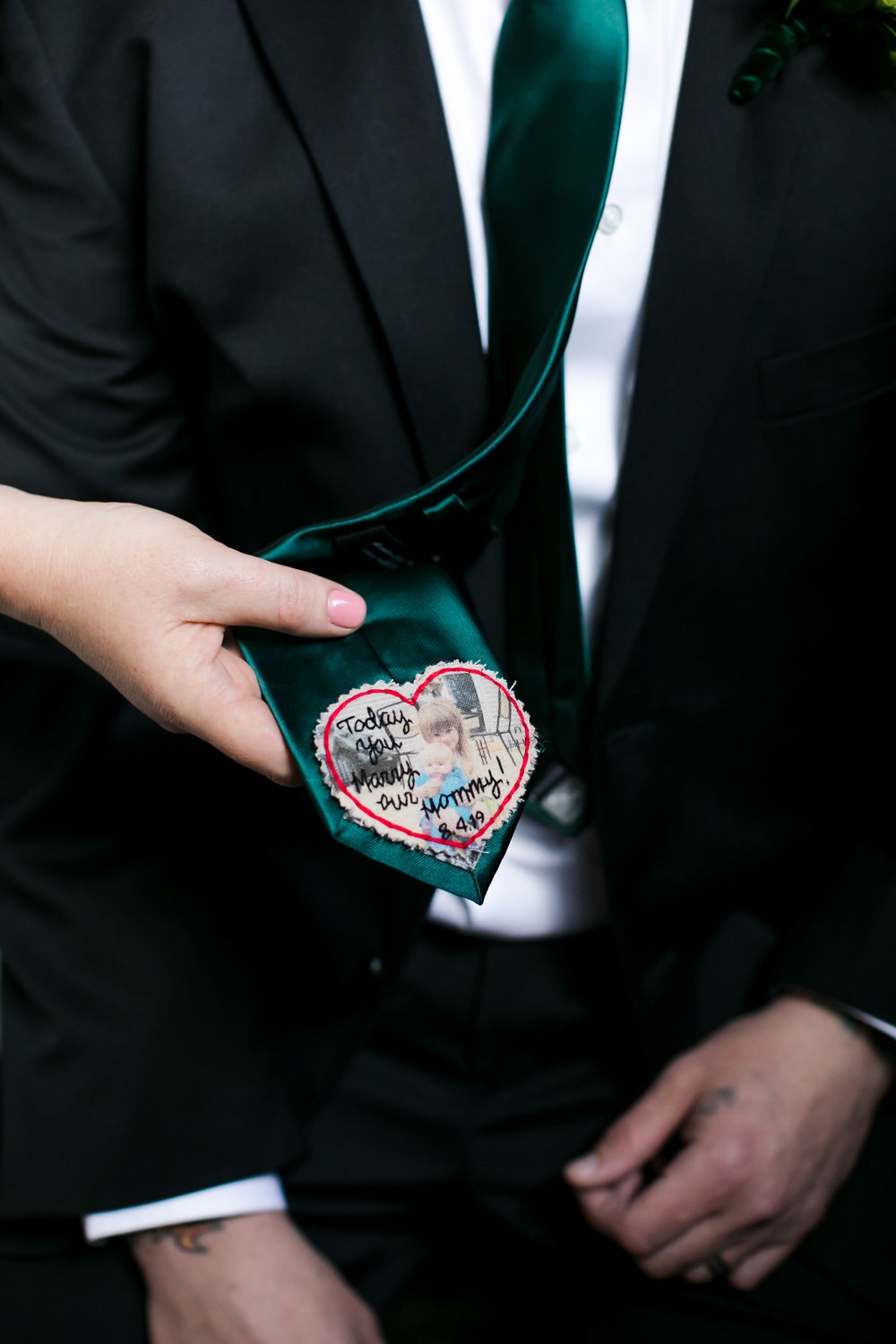 Personalised Tie Groom Floral Minneapolis Wedding Jeannine Marie Photography