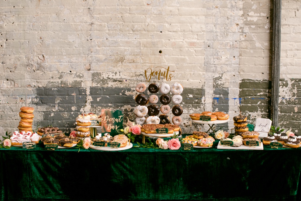 Dessert Table Floral Minneapolis Wedding Jeannine Marie Photography