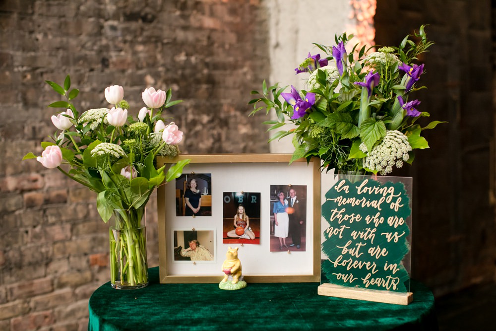 Remember Memory Table Floral Minneapolis Wedding Jeannine Marie Photography