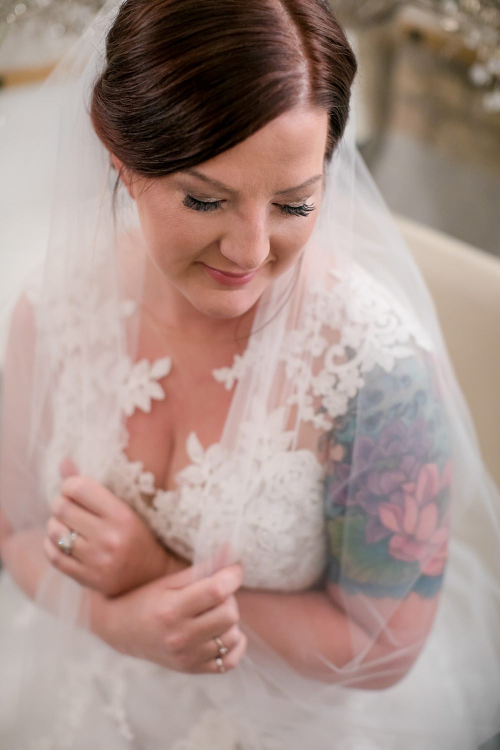 Bride Bridal Hair Make Up Floral Minneapolis Wedding Jeannine Marie Photography
