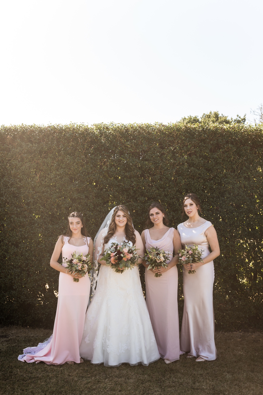 Bridesmaids Bridesmaid Dress Dresses Pink Haughley Park Barn Wedding Him and Her Wedding Photography