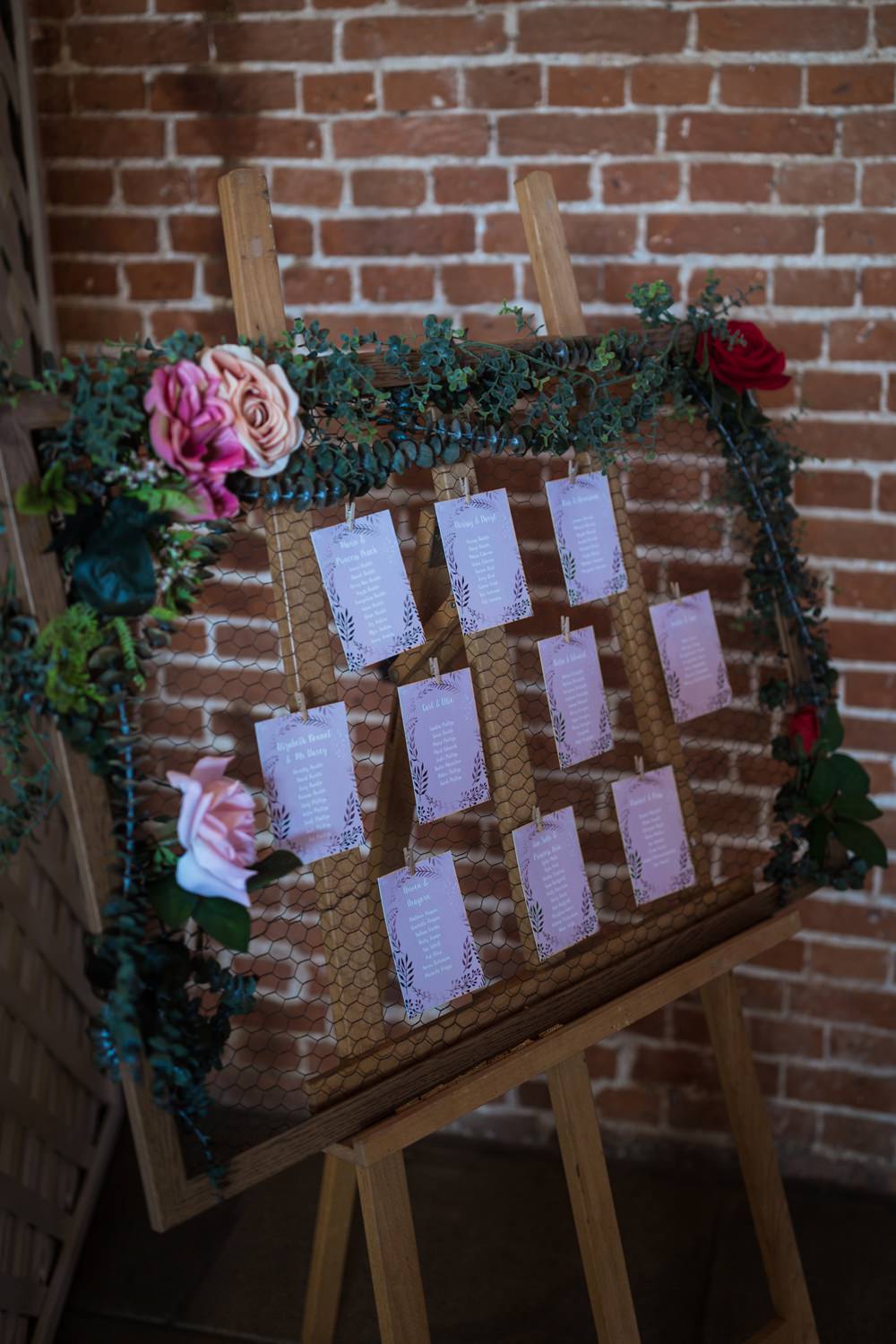 Table Plan Seatin Chart Frame Greenery Haughley Park Barn Wedding Him and Her Wedding Photography