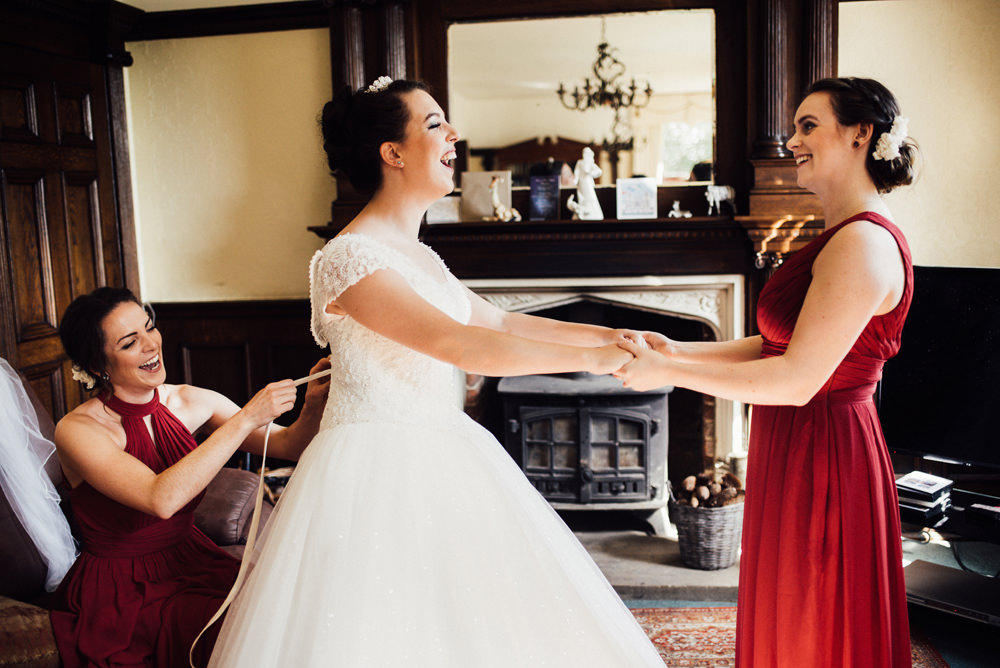 Dress Gown Bride Bridal Princess Lace Longton Wood Wedding Alex Tenters Photography