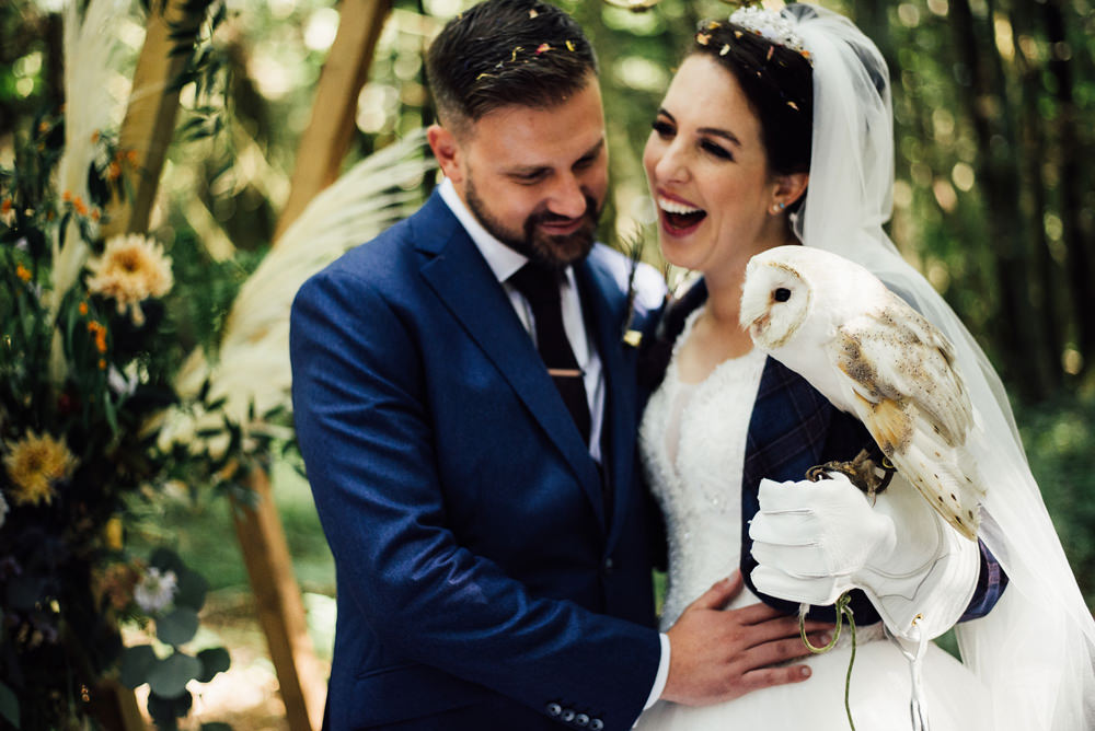 Owl Longton Wood Wedding Alex Tenters Photography