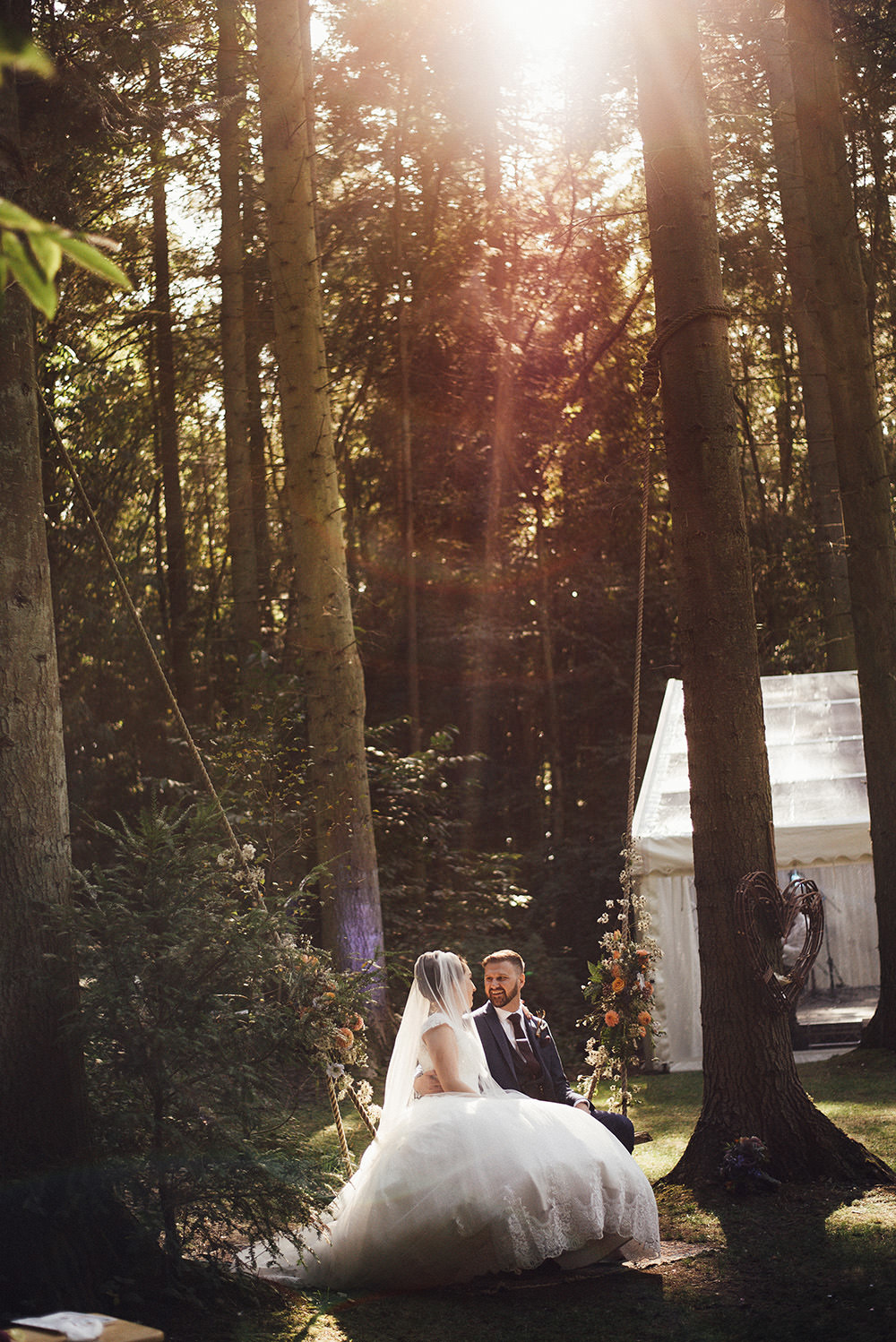 Swing Flowers Longton Wood Wedding Alex Tenters Photography
