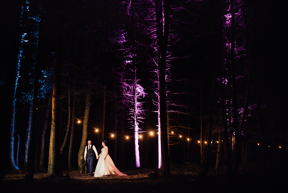 Festoon Lights Lighting Longton Wood Wedding Alex Tenters Photography