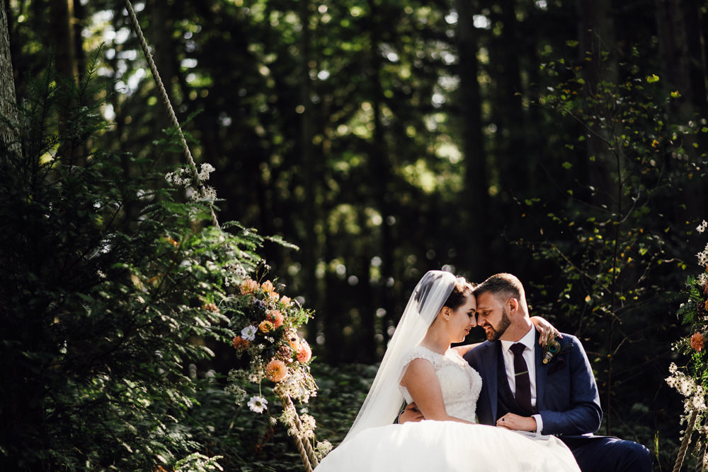 Swing Flowers Longton Wood Wedding Alex Tenters Photography