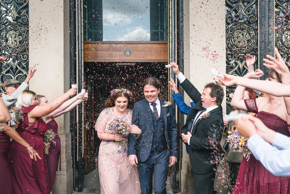 Confetti Northern Monk Brewery Wedding Lisa Howard Photography
