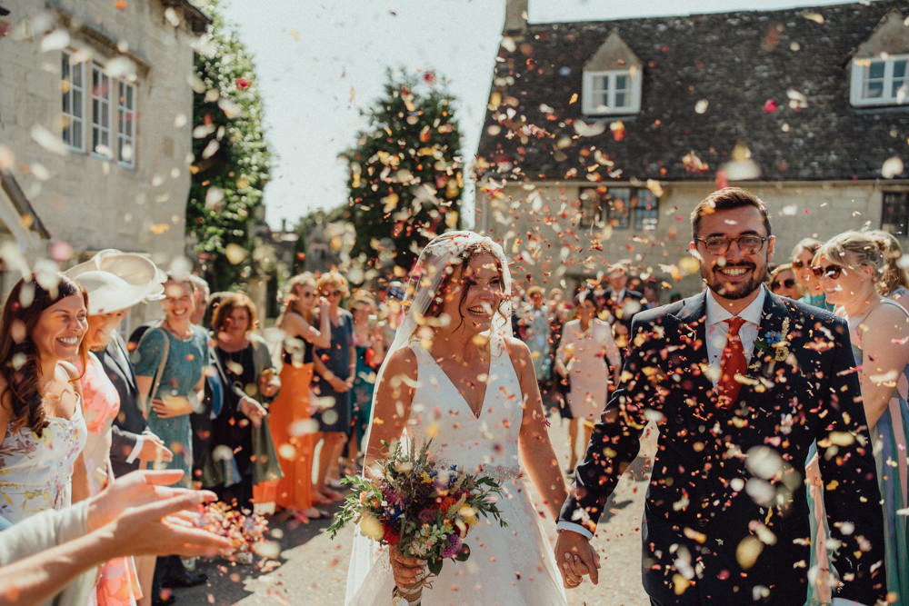 Confetti Priors Court Barn Wedding Emily & Steve Photography