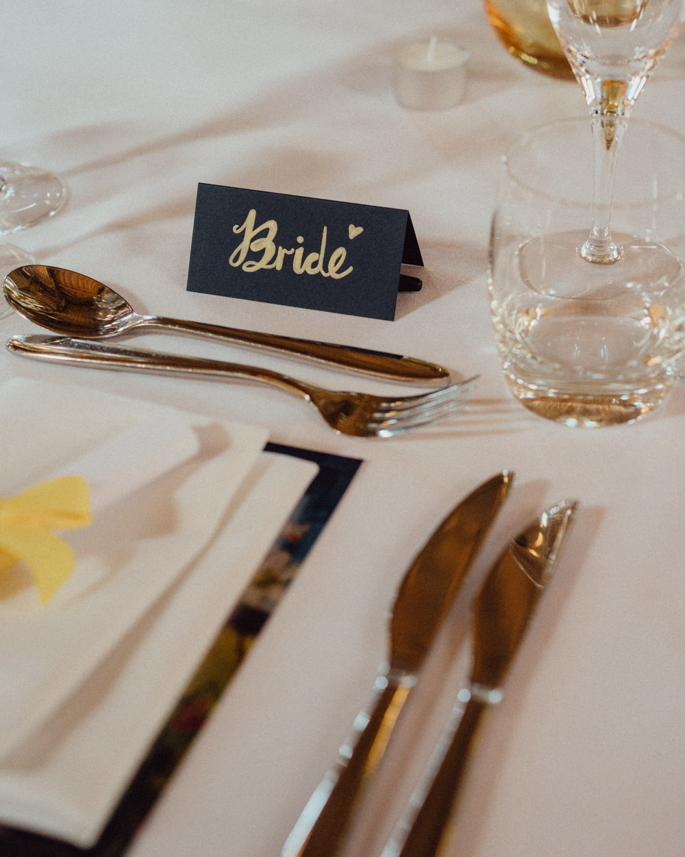 Calligraphy Place Name Priors Court Barn Wedding Emily & Steve Photography