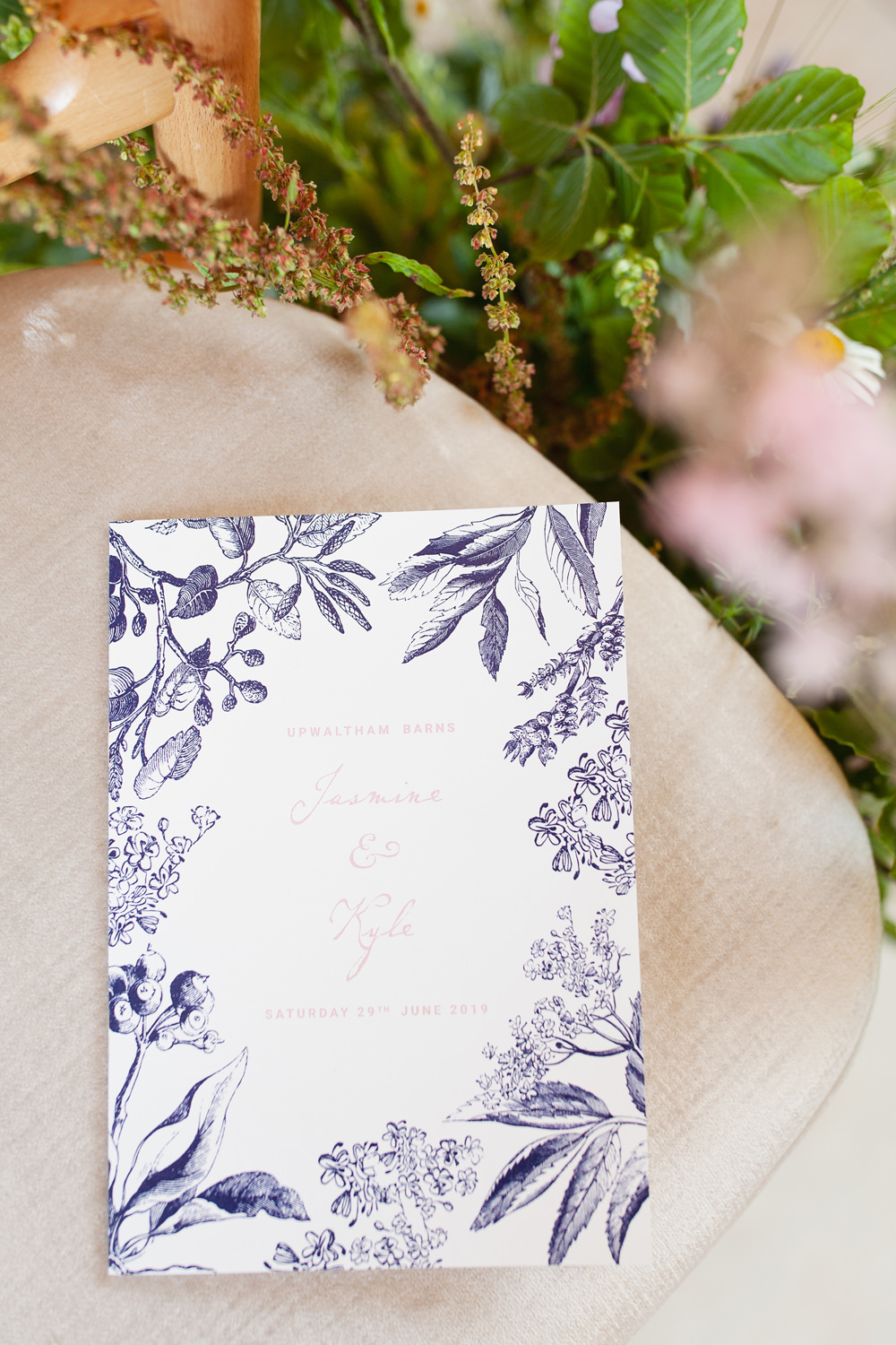 Invitation Invite Stationery Floral Tipi Wedding Cotton Candy Weddings