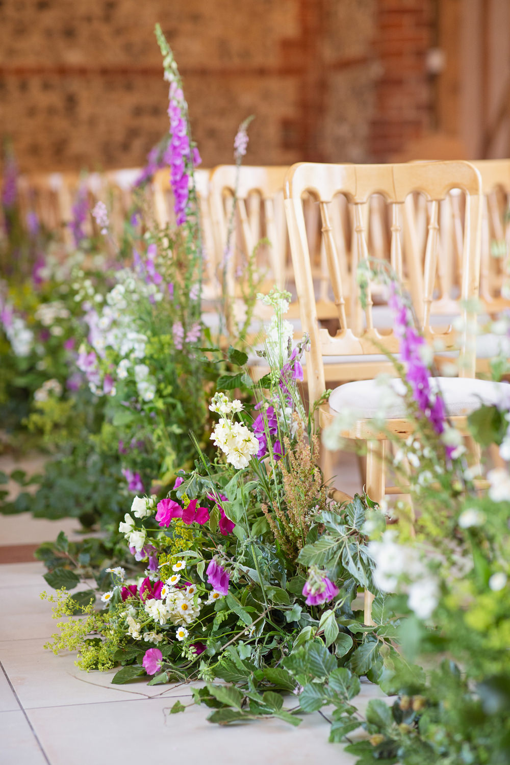 Aisle Flowers Pew End Ceremony Meadow Pretty Wild Flowers Rustic Tipi Wedding Cotton Candy Weddings