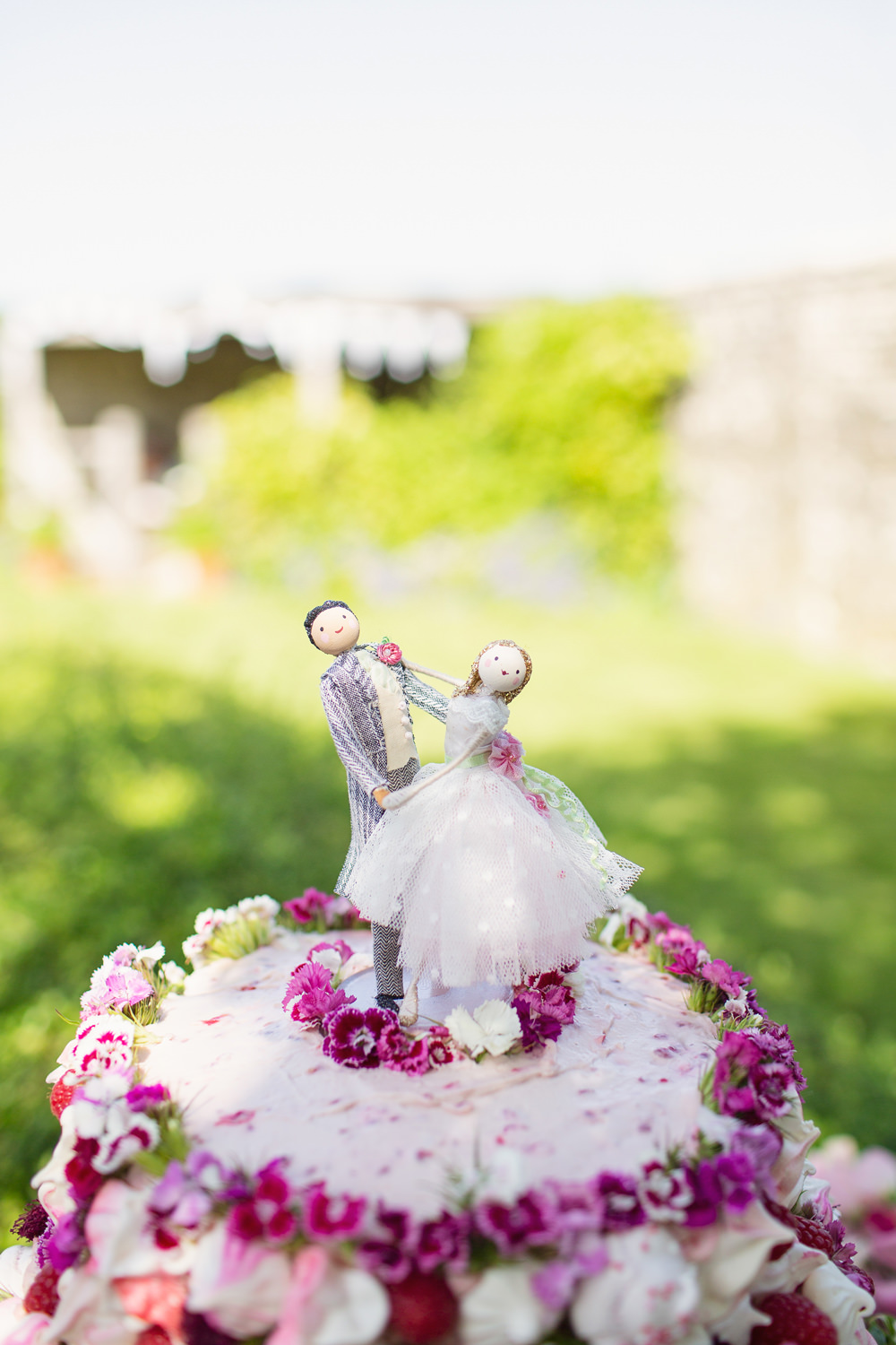 Cake Topper Bride Groom Rustic Tipi Wedding Cotton Candy Weddings