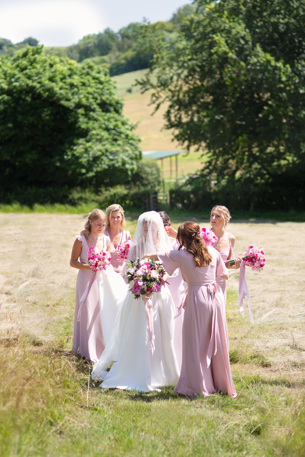 Bridesmaids Bridesmaid Dress Dresses Pink Rustic Tipi Wedding Cotton Candy Weddings