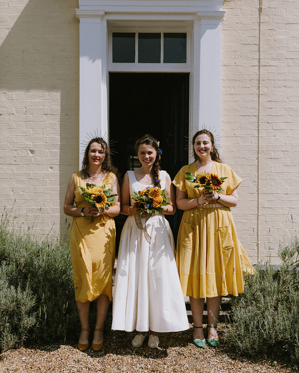 Sunflowers Wedding Chris Bradshaw Photography