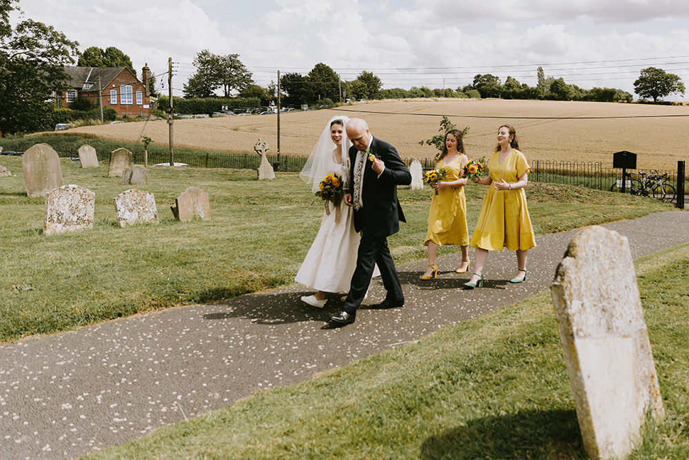 Sunflowers Wedding Chris Bradshaw Photography