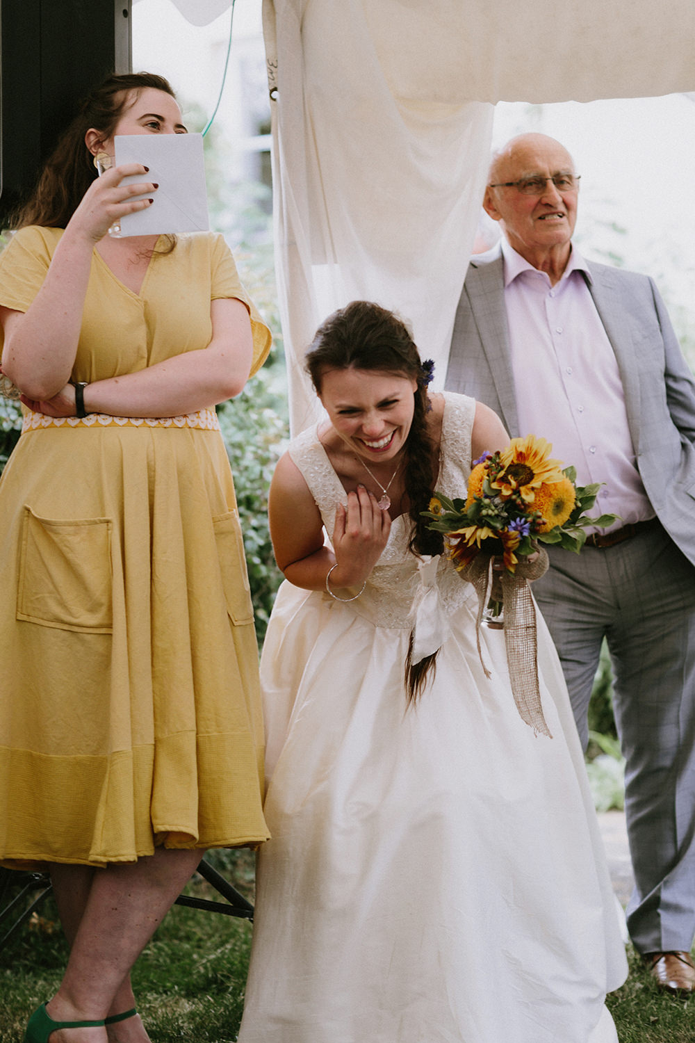 Sunflowers Wedding Chris Bradshaw Photography