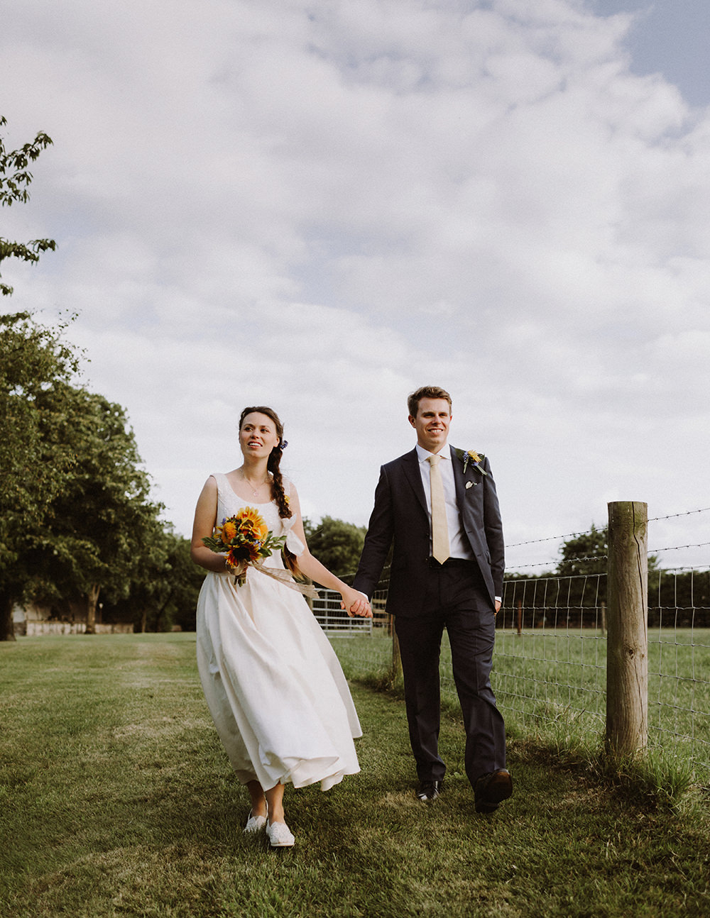 Sunflowers Wedding Chris Bradshaw Photography
