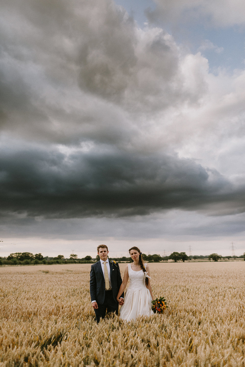 Sunflowers Wedding Chris Bradshaw Photography
