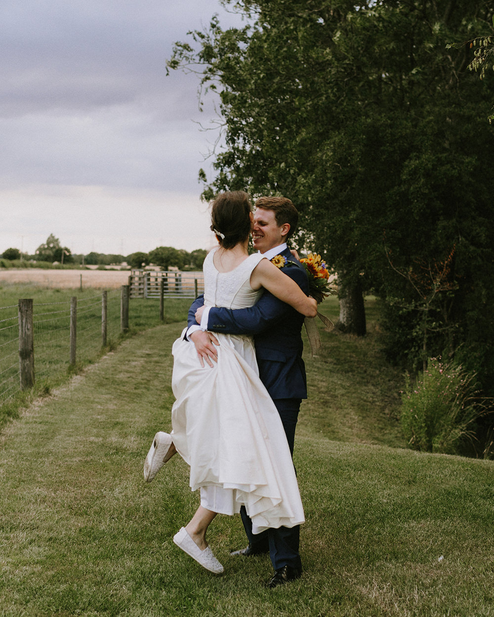 Sunflowers Wedding Chris Bradshaw Photography