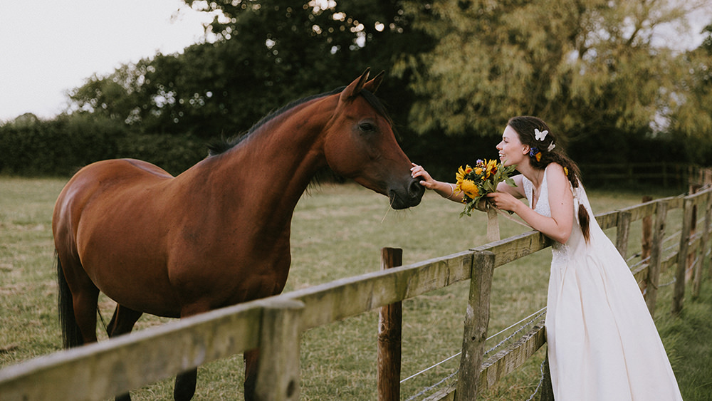 Sunflowers Wedding Chris Bradshaw Photography