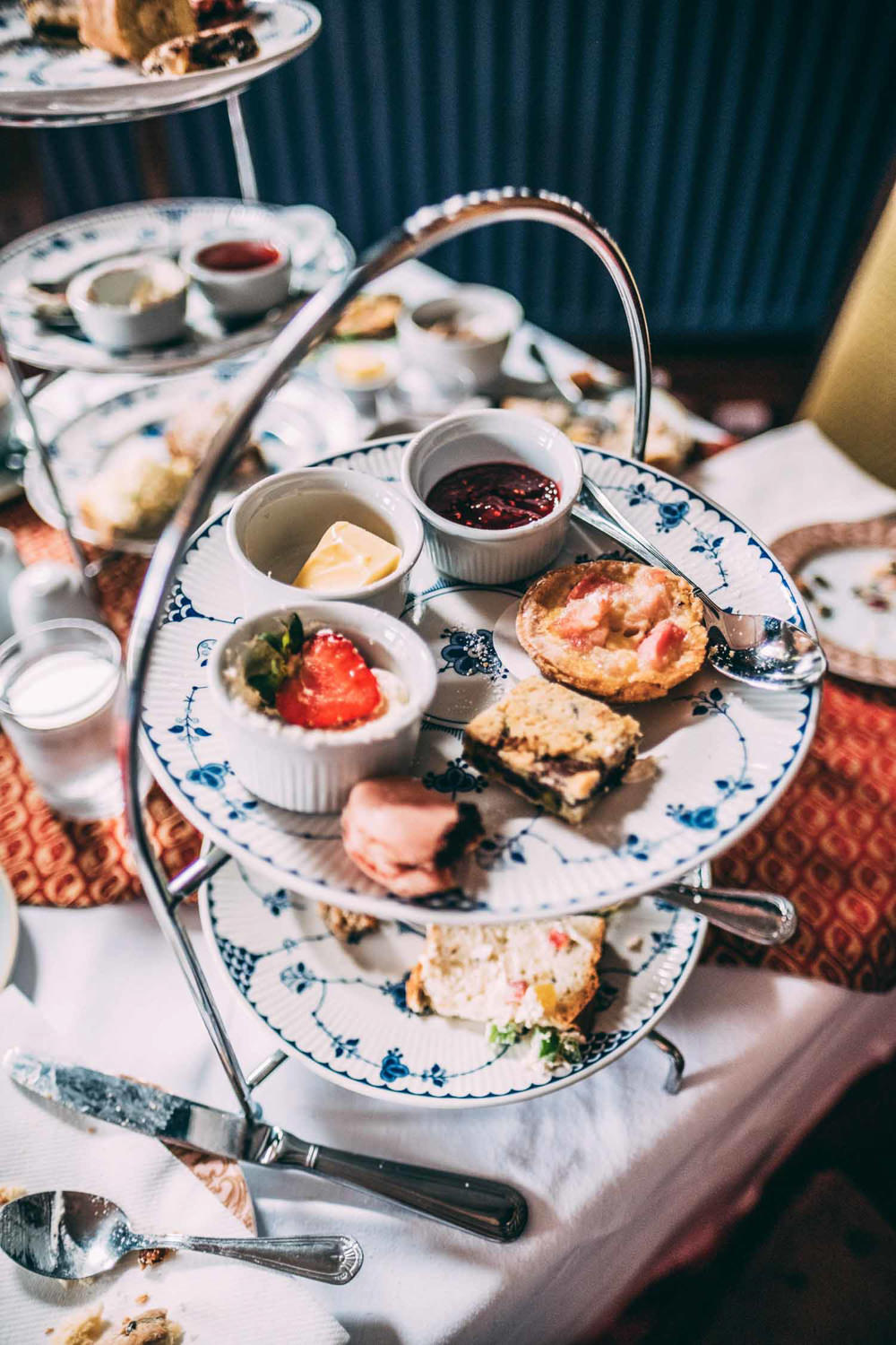Afternoon Tea Tinakilly Country House Wedding Conor Brennan Photography