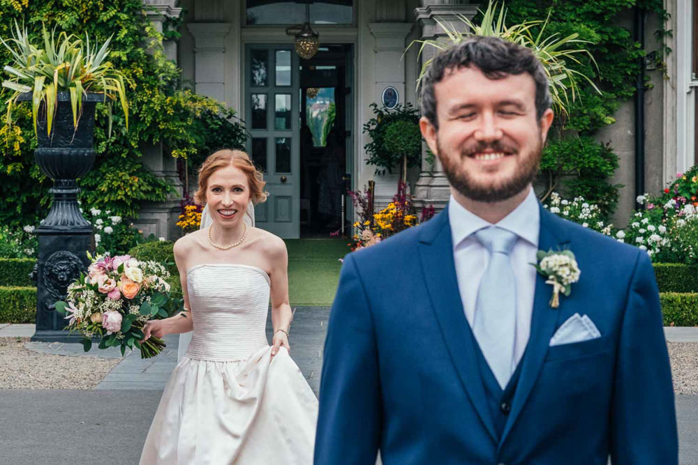 First Look Tinakilly Country House Wedding Conor Brennan Photography