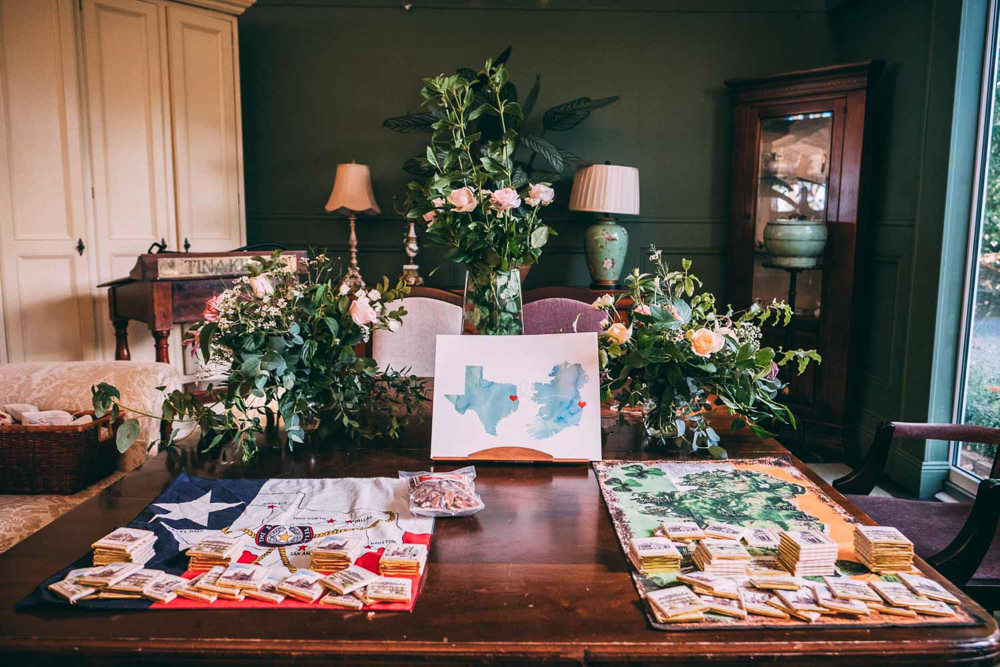 Guest Book Map Print Travel Tinakilly Country House Wedding Conor Brennan Photography