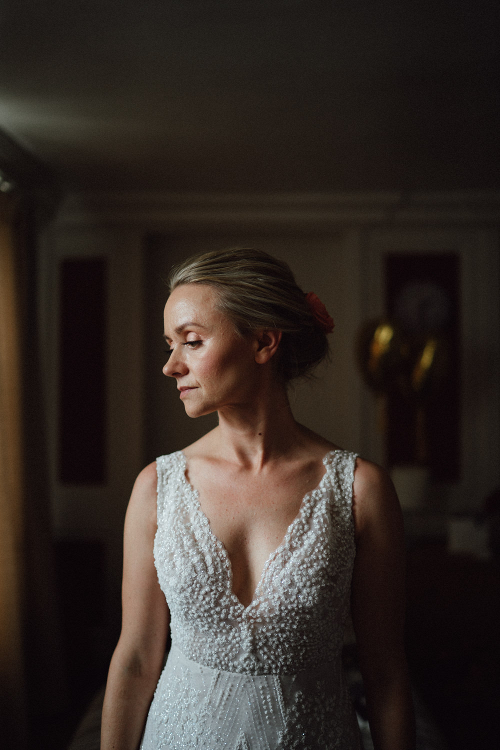 Bride Bridal Hair Make Up Up Do Style Ufton Court Wedding Emily & Steve Photography