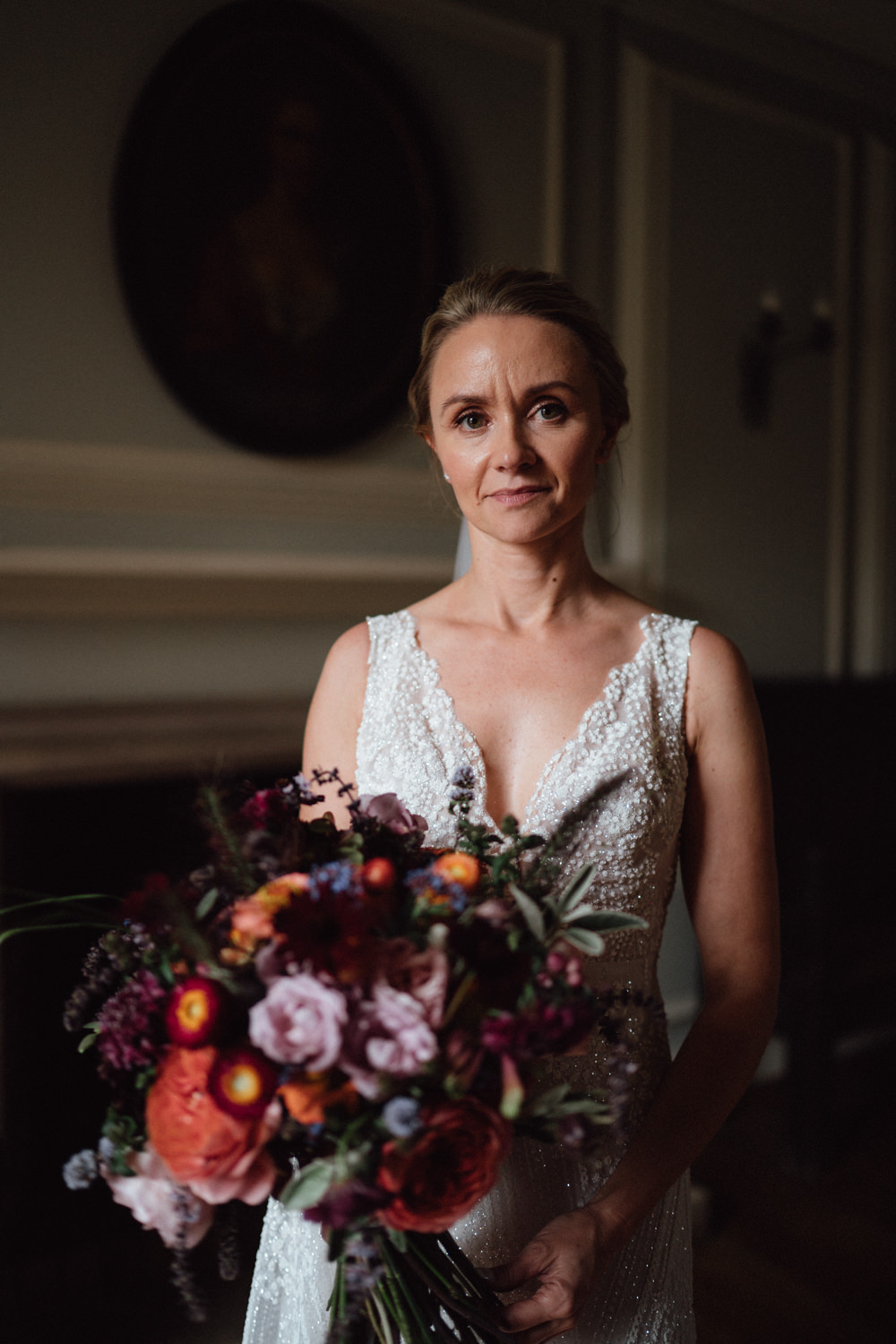Bride Bridal Hair Make Up Up Do Style Ufton Court Wedding Emily & Steve Photography