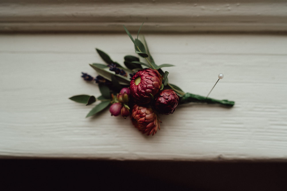 Buttonhole Flowers Ufton Court Wedding Emily & Steve Photography