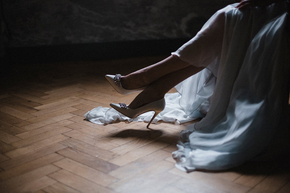 Bride Bridal Shoes Whimsical Elegant Wedding Ideas Mandorla London