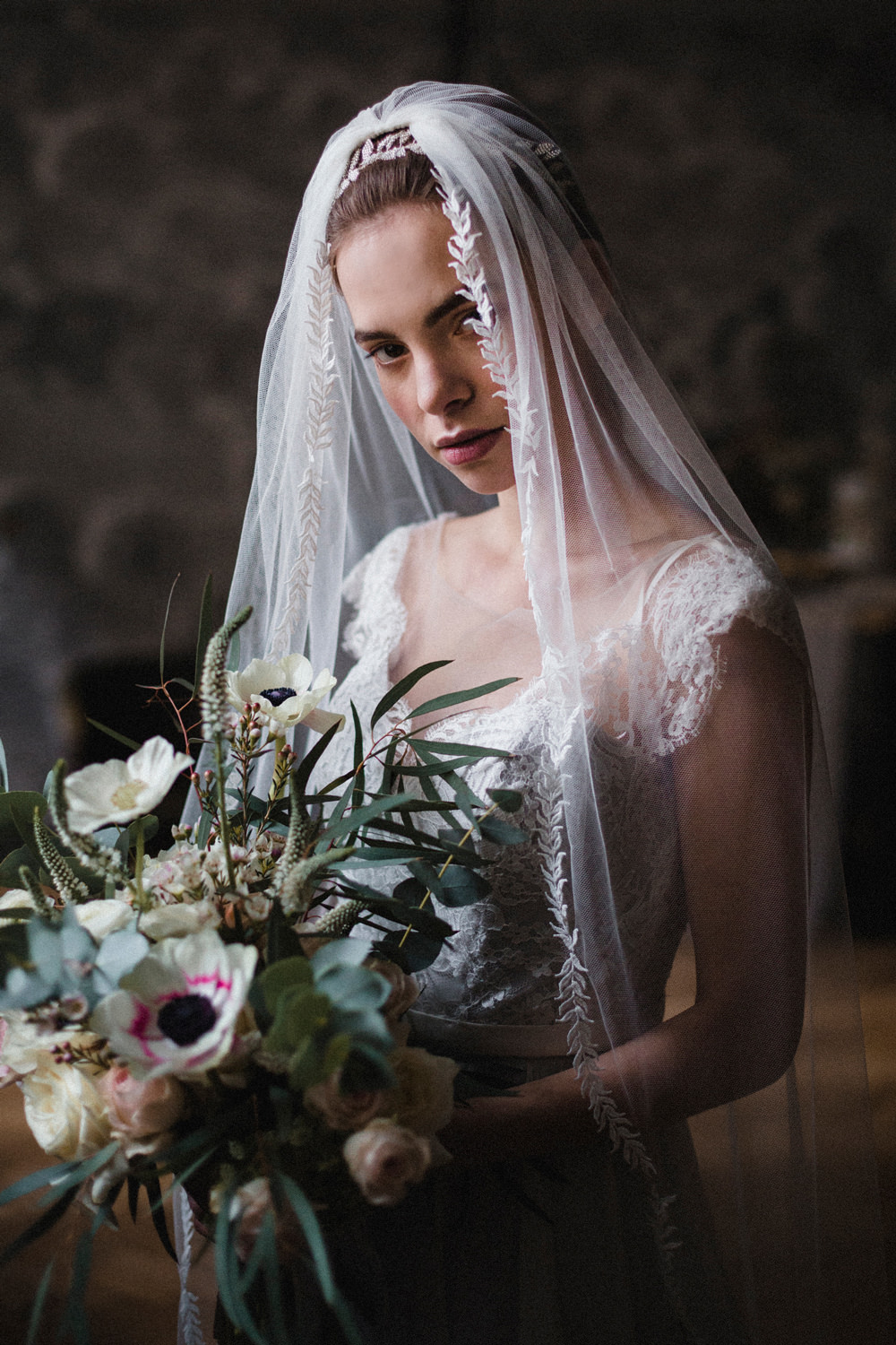 Bride Bridal Veil Whimsical Elegant Wedding Ideas Mandorla London