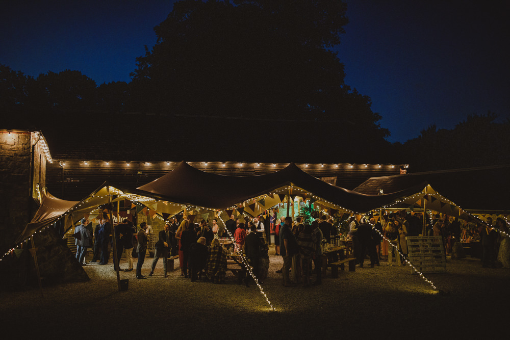 Lights Lighting Wiltshire Barn Wedding Photography34