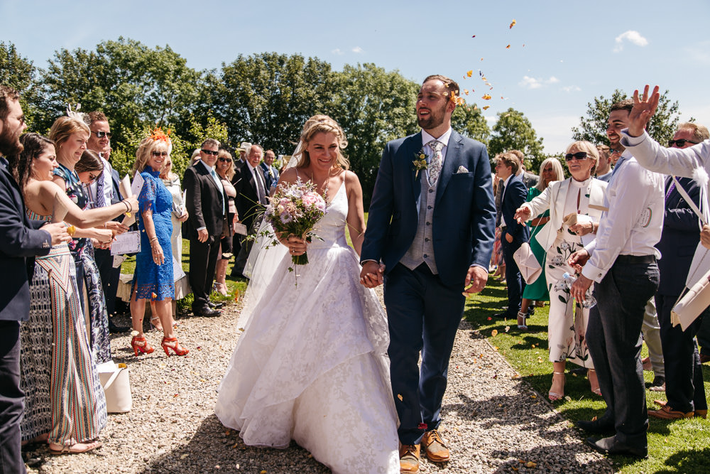 Confetti Wonwood Barton Wedding Emma Barrow Photography