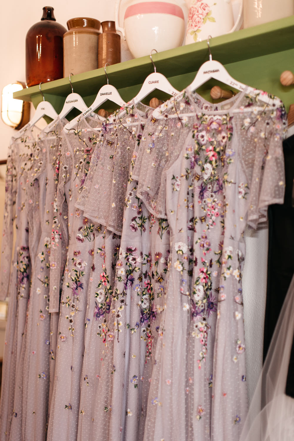 Bridesmaid Bridesmaids Dress Dresses ASOS Floral Wonwood Barton Wedding Emma Barrow Photography